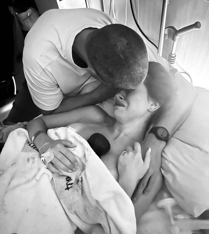 ‘(They) were equally the most special and hardest days we will ever live. We cuddled endlessly, showered her with kisses, dressed her, read to her, sang to her, and took her outside,’ Goldsmith and Eisermann wrote in a tribute to their daughter.