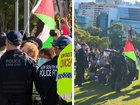 NSW Police clash with pro-Palestine protesters in Sydney.