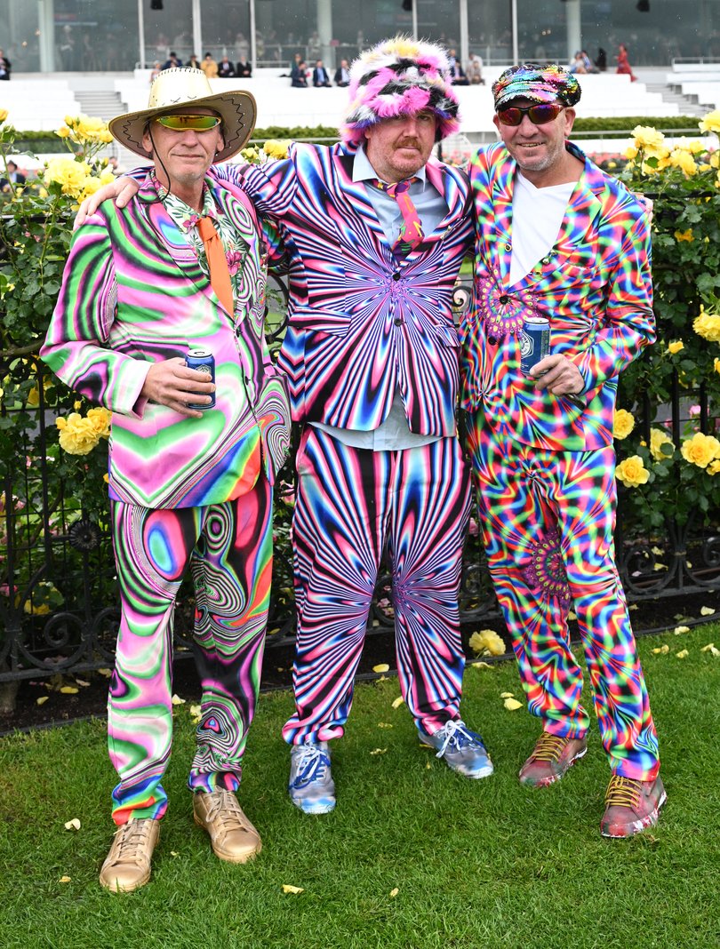 MELBOURNE, AUSTRALIA - NOVEMBER 04: General view of racegoers during Melbourne Cup Day at Flemington Racecourse on November 04, 2025 in Melbourne, Australia. (Photo by Vince Caligiuri/Getty Images)