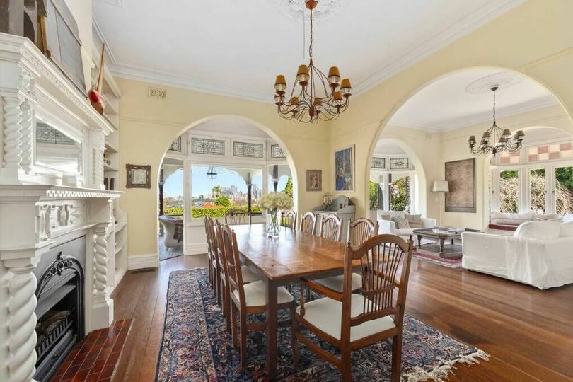 Formal dining and living.