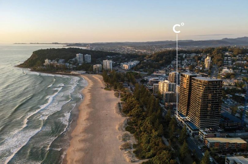 The apartment is in the Mondrian Residences.