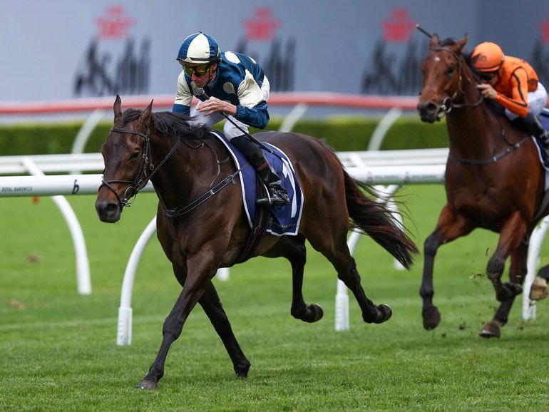 Favourite Gringotts has gone back-to-back in Randwick’s Listed $3 million Big Dance (1600m), again beating Vivvy Air for the second year running and giving his trainer Ciaron Maher the race trifecta.