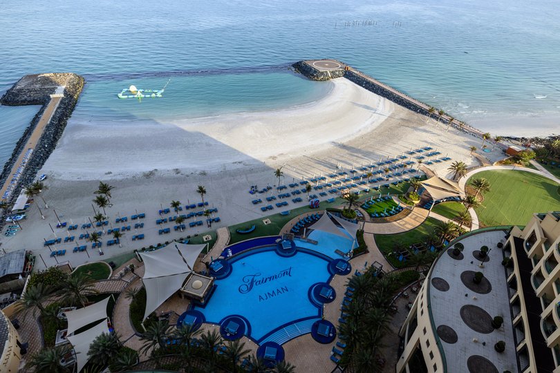 The Fairmont hotel in Ajman.