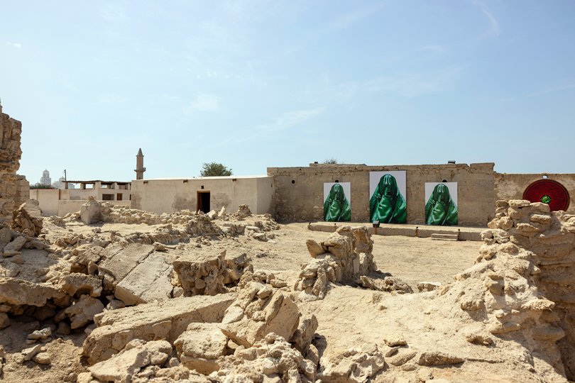 Al Jazeera Al Hamra Heritage Village, a preserved former pearling community in Ras al Khaymah.