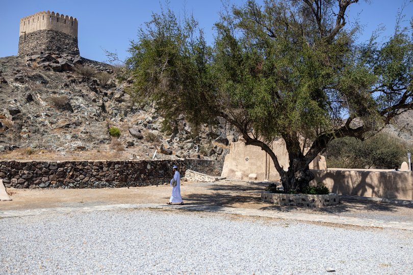 Al Bidyah, a historic mosque dating to 1446, in Al Fujayrah.