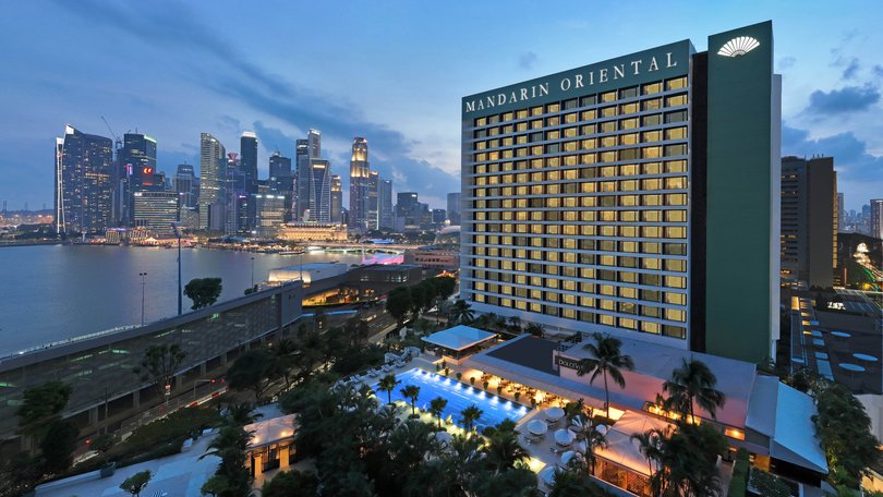The Mandarin Oriental Singapore.