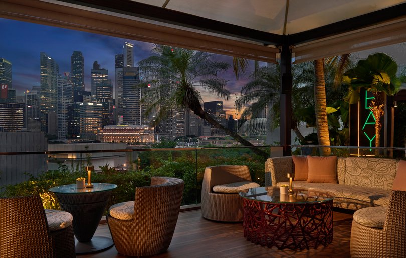 The Mandarin Oriental Singapore.