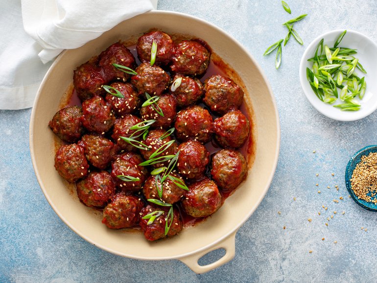 Meatballs are perfect for a party platter.