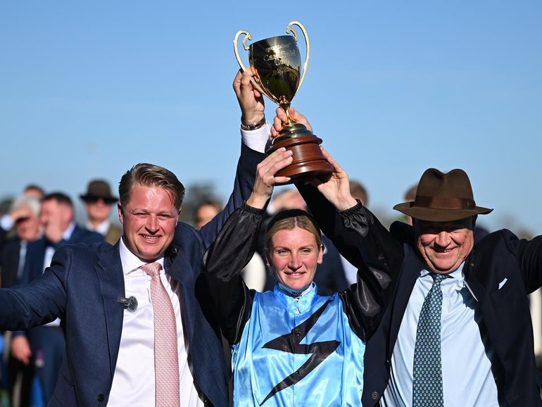 Jamie Melham has reached a new pinnacle since teaming up with co-trainers Tony and Calvin McEvoy. 