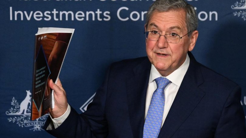 ASIC wants to be a backer, not a blocker of investment, outgoing chair Joe Longo says. (Joel Carrett/AAP PHOTOS)