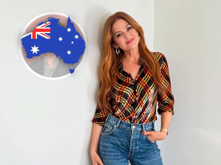 Isla Fisher has lauded one former co-star's Aussie accent.