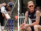 Ben Stokes at training on Wednesday.