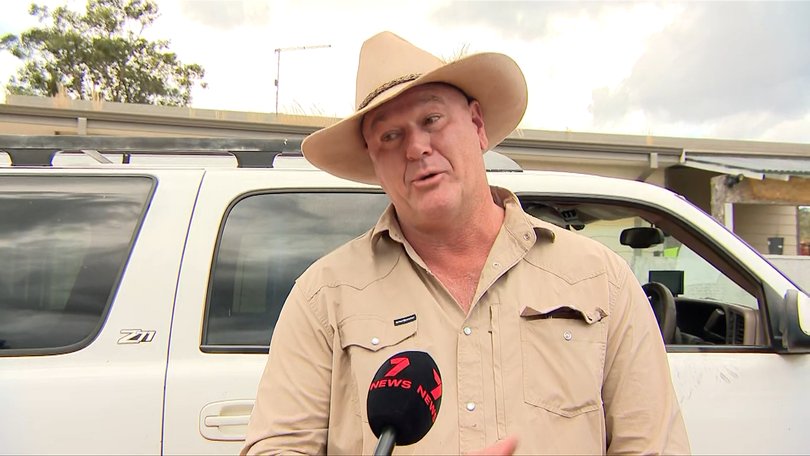 Bathurst said he was only doing what every other bloke in the area would have, before heaping praise on police.