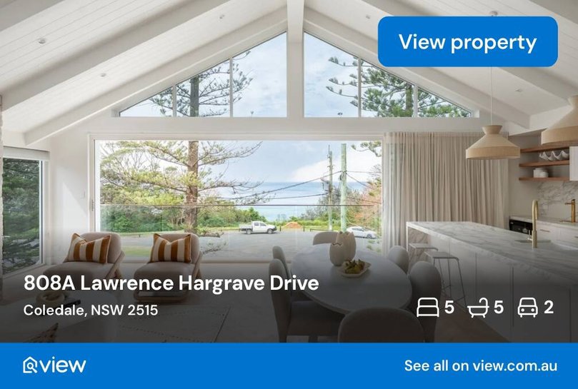 Sea views from the lounge.