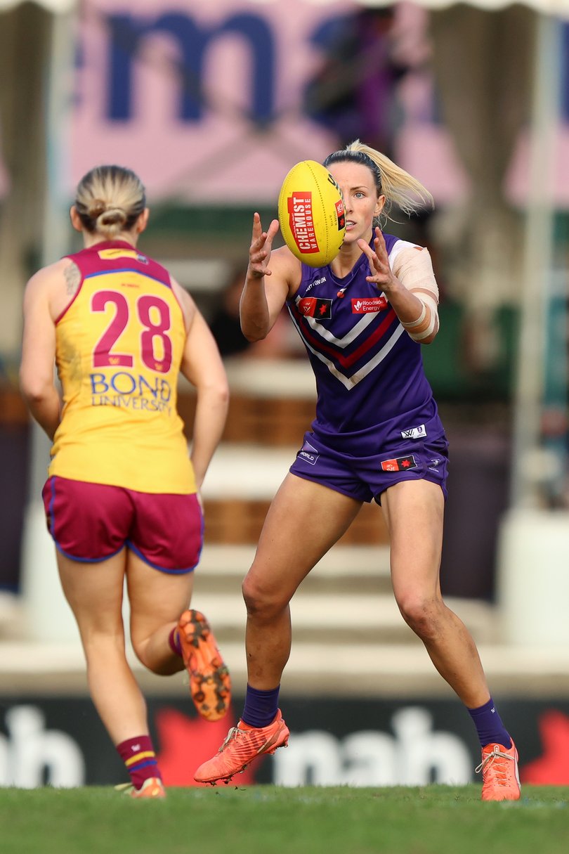 Gabby Newton sparkled in the midfield for Freo.