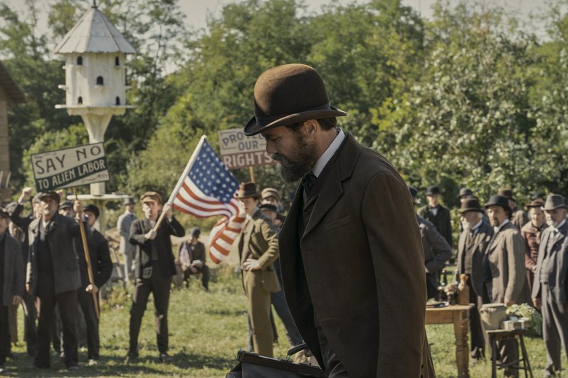 Michael Shannon as James Garfield.