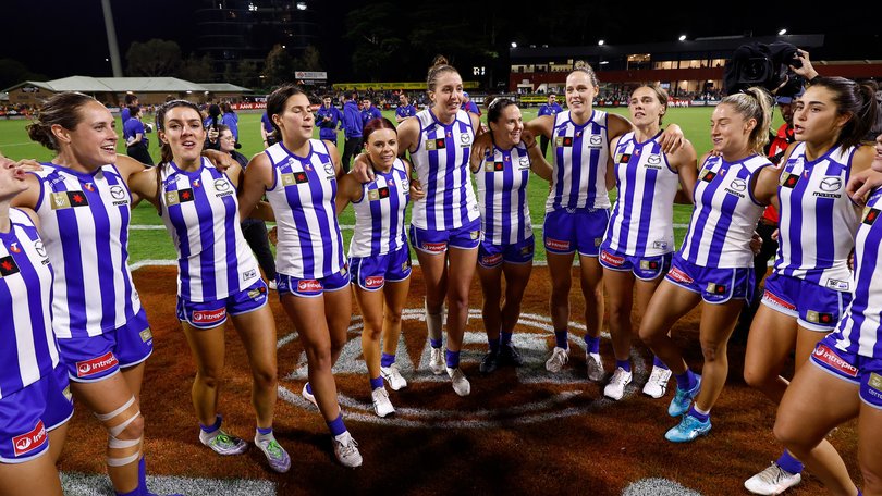 North Melbourne will enter the AFLW finals on a 24-game winning streak.