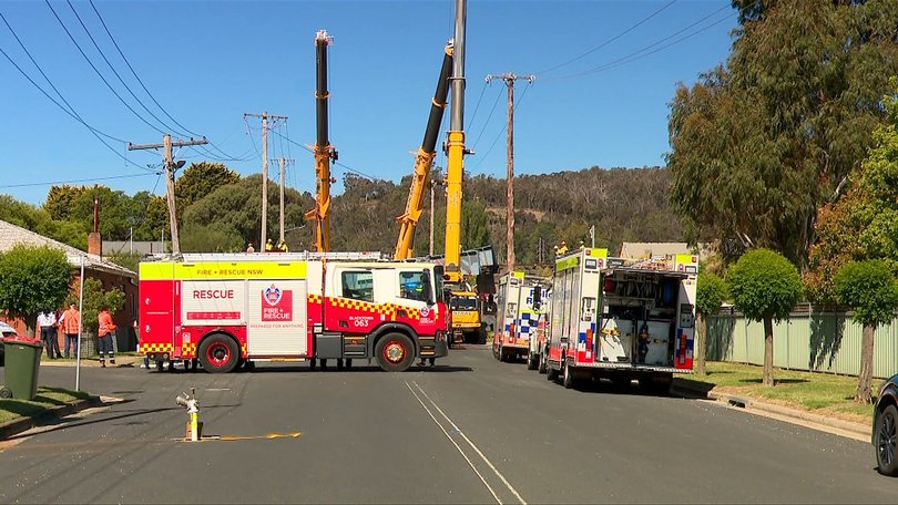 Despite hours of efforts from emergency services, the man died at the scene.