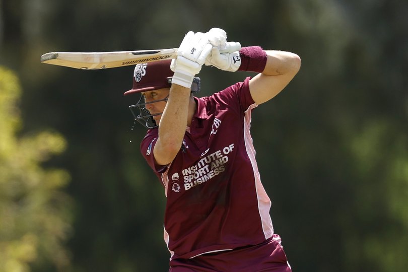 Marnus Labuschagne of Queensland bats during the One Day Cup
