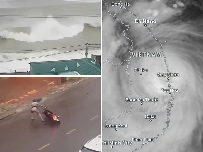 Typhoon Kalmaegi has made landfall in Vietnam.