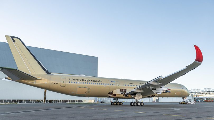 Qantas said the aircraft would fly non-stop for up to 22 hours, made possible by an additional rear fuel tank.