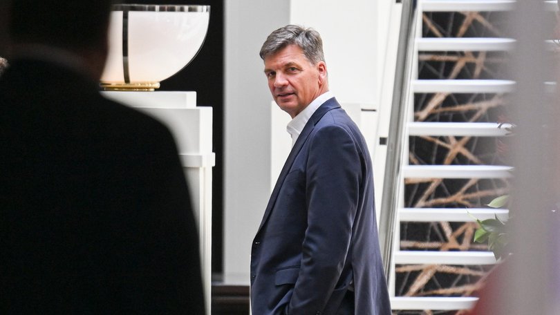 Angus Taylor attends a Liberal Network Event at the Hyatt Hotel in Canberra.