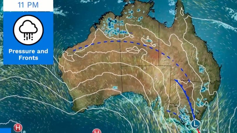 Australian weather chart for Friday 7th November.