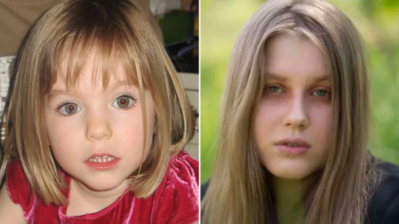 Polish woman Julia Wandelt (right) claimed she was missing British child Madeleine McCann (left).