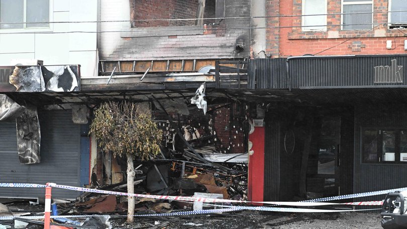 It was the second time in three months that the Menotoe tobacco store had been targeted. Picture: NewsWire / Josie Hayden