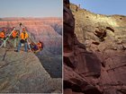 A man has died after falling off the edge of the Grand Canyon.