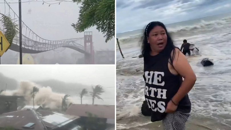 Super Typhoon Fung-wong has made landfall in the Philippines.