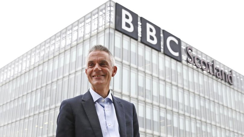 BBC director general Tim Davie is resigning after the broadcaster was accused of misleading editing. (AP PHOTO)