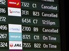 More than 7000 flights in the US have been delayed and 2100 have been cancelled.