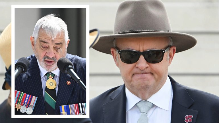 In front of numerous dignitaries including the Prime Minister, retired Major General Greg Melick warned Australia was not doing enough to bolster defence spending or to increase reserves of ammunition and fuel.