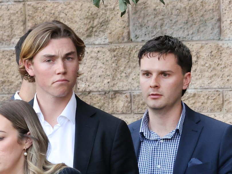 Tanner Bruhn and (right) Patrick Sinnott were cleared of rape and sexual assault. 
