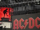 A massive stage has been built from black steel at the MCG for the arrival of hard rockers AC/DC. (Joel Carrett/AAP PHOTOS)