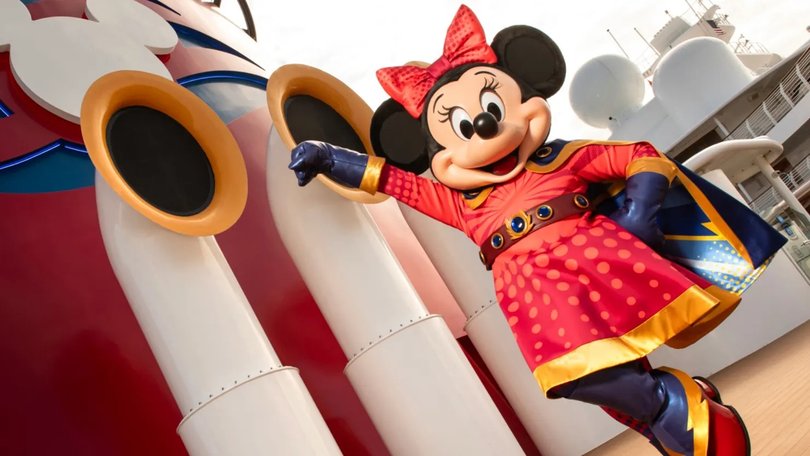 Hero Minnie will appear on Disney’s newest cruise ship the Disney Destiny.