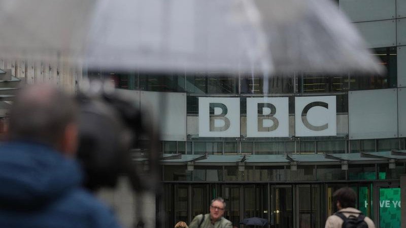 The BBC is underfire over the editing of Donald Trump grabs, as two top executives resigned. (AP PHOTO)