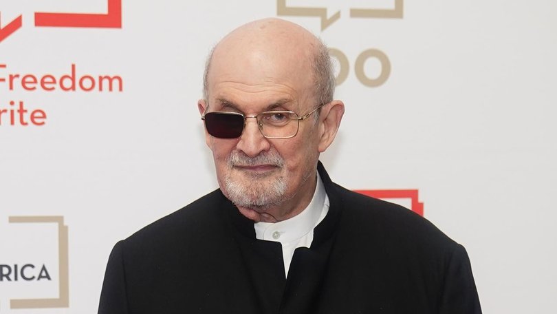 Salman Rushdie says it's difficult to write about peace while living through ‘inexcusable violence’.