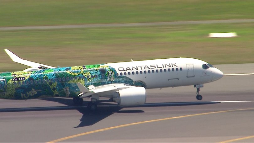 Shock moment as Princess Anne landed in Brisbane .