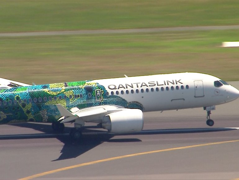 Shock moment as Princess Anne landed in Brisbane .