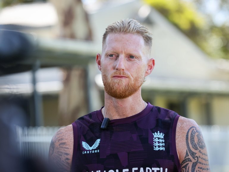 Ben Stokes has brushed the war of words between English and Australian legends as “quite funny to see”.