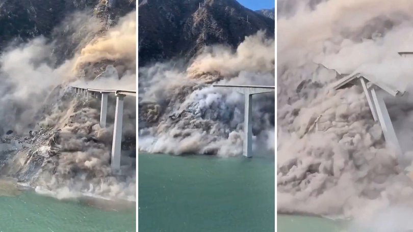 Chinese bridge collapses months after opening.
