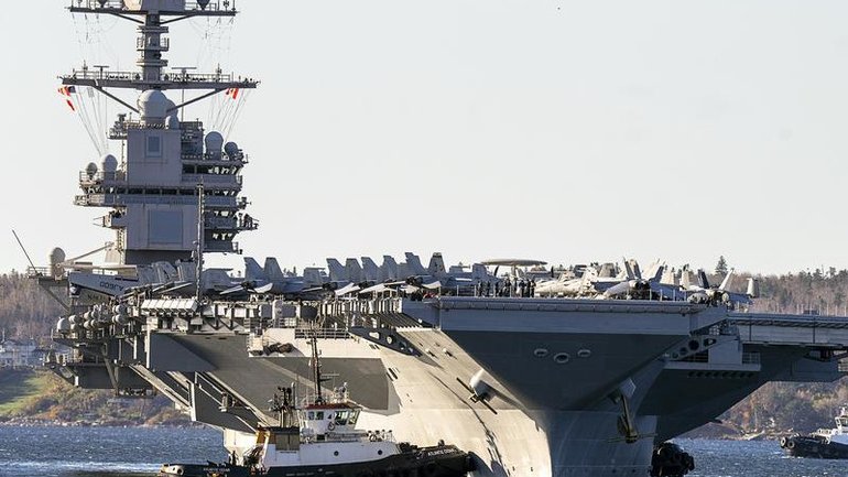 The US administration has ordered the Ford carrier strike group to the Caribbean. 
