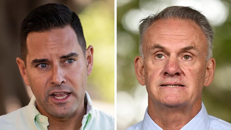 MPs Alex Greenwich and Mark Latham are arguing in court over a defamation payout for a vulgar tweet.
