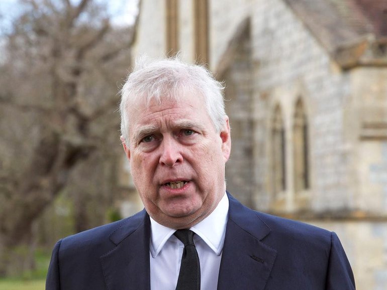 Andrew Mountbatten-Windsor's name has picked up a hyphen after the palace studied a 1960 document. (AP PHOTO)