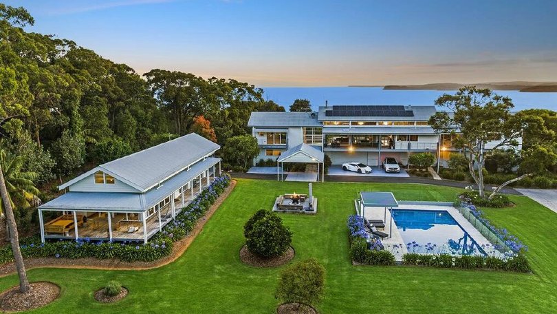 John Singleton has re-listed his luxury estate in Killcare Heights on the Central Coast.