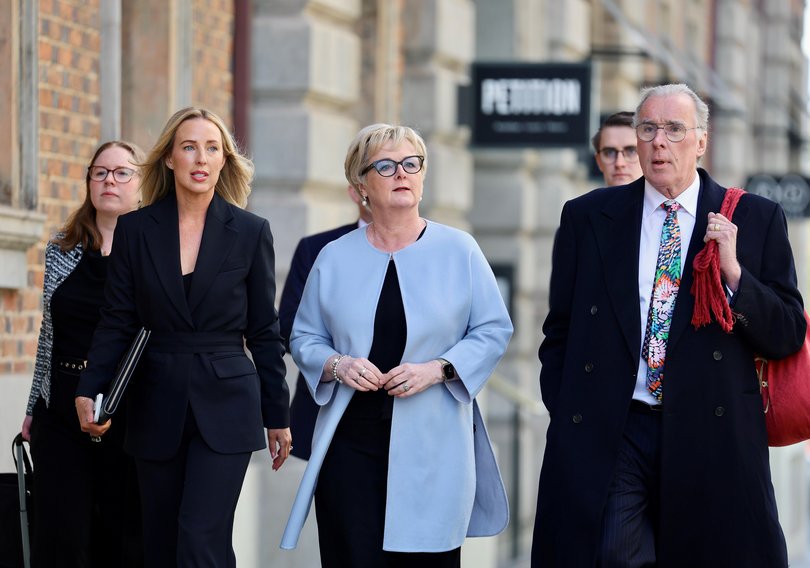 Ms Reynolds just before finding out she had won her bitter defamation case against her former staffer in August.