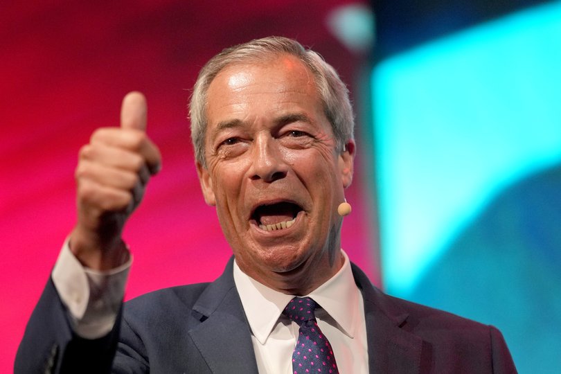 Leader of Reform UK Nigel Farage.