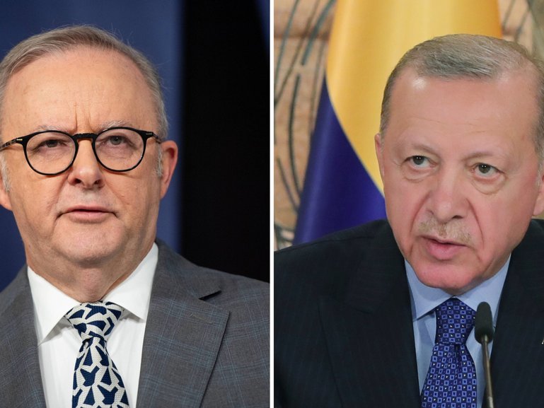 Anthony Albanese says Turkey's President Recep Tayyip Erdogan is refusing to budge.
